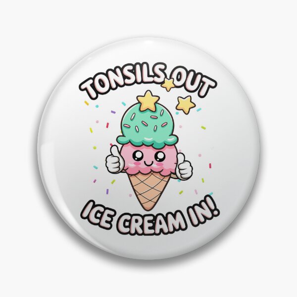 Item preview, Tonsils Out Celebration Funny Post-Surgery Ice Cream Lover designed and sold by BunBuntheDog-.