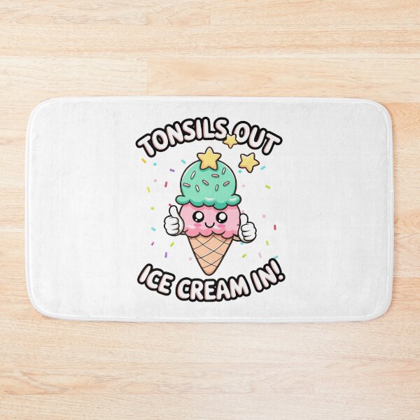 Item preview, Tonsils Out Celebration Funny Post-Surgery Ice Cream Lover designed and sold by BunBuntheDog-.