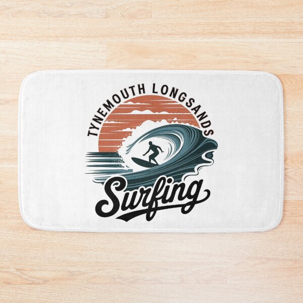 Item preview, Tynemouth Longsands Surfing Silhouette Sunset  designed and sold by MerchByCraig.