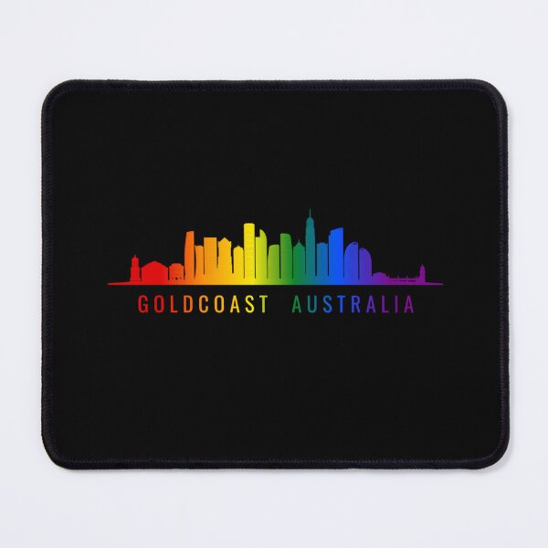 Item preview, Gold Coast Australia Skyline Graphic, Classic pride flag graphic, City Skyline Graphic, Cityscape, Rainbow Silhouette, City art, Landmarks, Architecture, city, cities, designed and sold by PrideBeProud.
