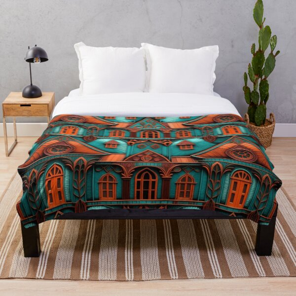 Item preview, Aqua Architectural Geometry  designed and sold by ELGN DESIGNS.