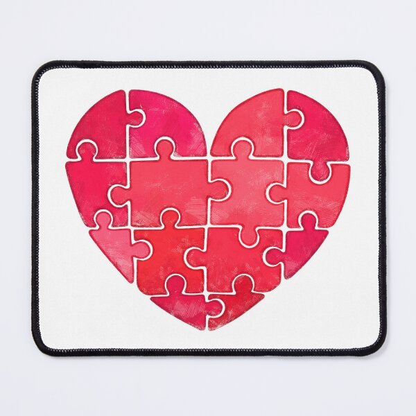 Item preview, Love puzzle solved designed and sold by HandmadeHallucinate.