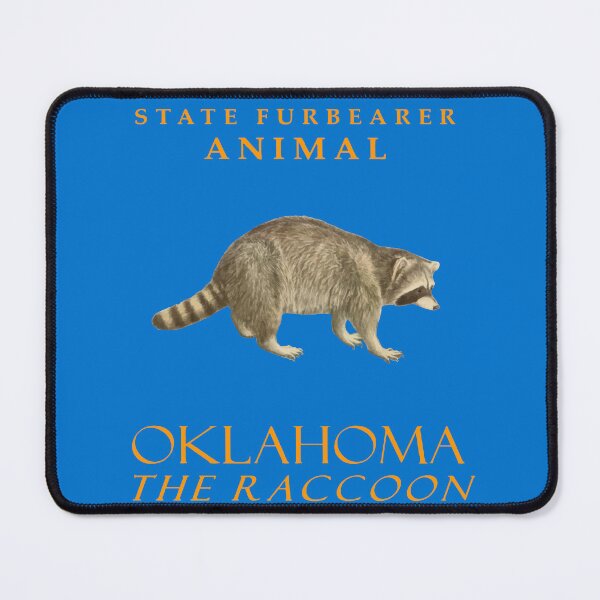 Item preview, Oklahoma Territory Furbearer Animal The Common Raccoon designed and sold by taiche.