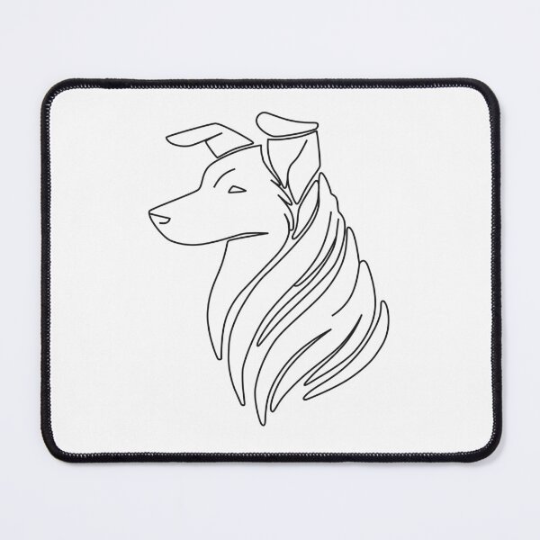 Item preview, Elegant line art dog portrait designed and sold by kstheladesigns.