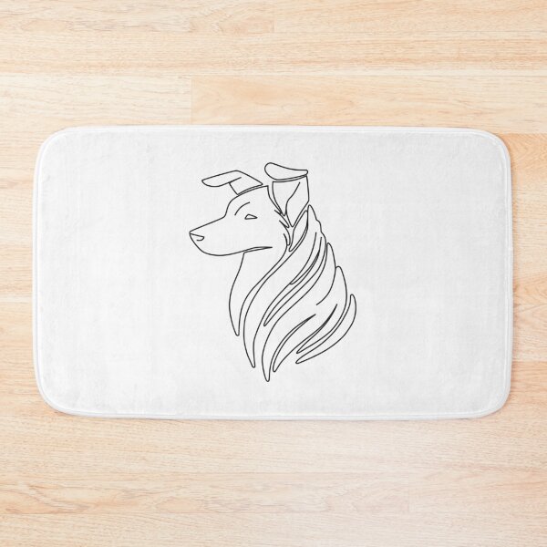 Item preview, Elegant line art dog portrait designed and sold by kstheladesigns.