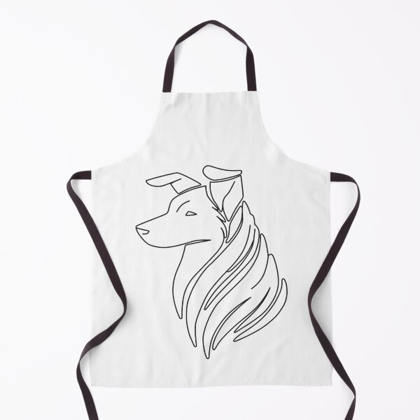Item preview, Elegant line art dog portrait designed and sold by kstheladesigns.