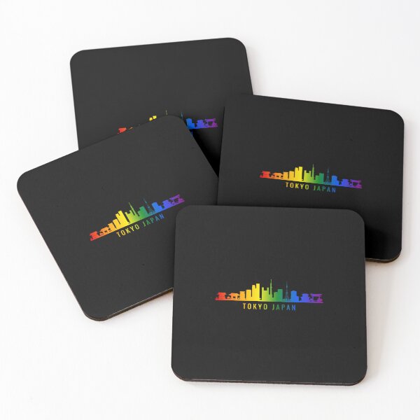 Item preview, Tokyo Japan Skyline Graphic, Classic pride flag graphic, City Skyline Graphic, Cityscape, Rainbow Silhouette, City art, Landmarks, Architecture, city, cities, designed and sold by PrideBeProud.