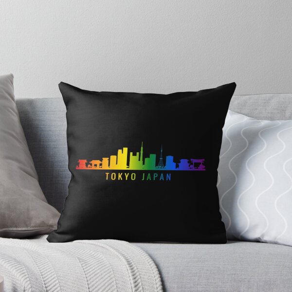 Item preview, Tokyo Japan Skyline Graphic, Classic pride flag graphic, City Skyline Graphic, Cityscape, Rainbow Silhouette, City art, Landmarks, Architecture, city, cities, designed and sold by PrideBeProud.