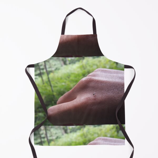 Item preview, Nasty insect mosquito sitting on her hand and drinks the blood of the pierced skin. designed and sold by Yusuf-Design.