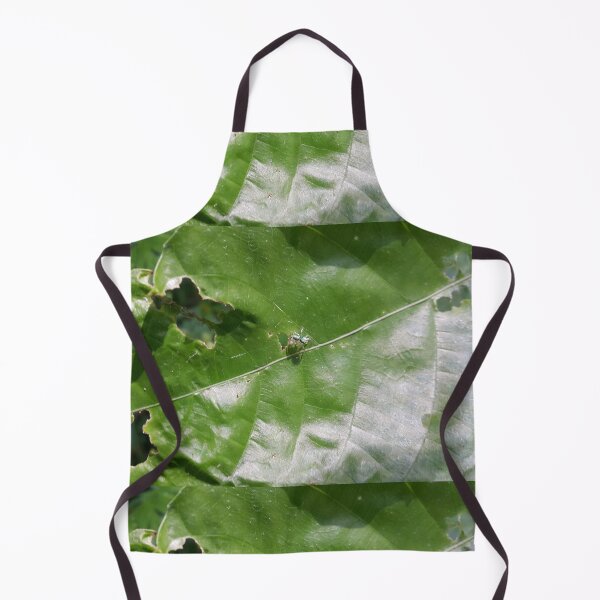 Item preview, Little jumping spider on green leaf designed and sold by Yusuf-Design.