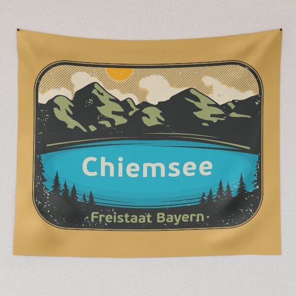 Artikelvorschau, Chiemsee, Bayerisches Meer, Bayern entworfen und verkauft von studio838.