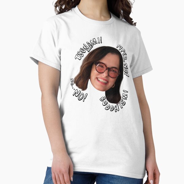 Artikel-Vorschau von Retro Posey Parker Piper Nein, Tsunami, Buddhismus, Nein, Nein Vintage White Lotus Zitat, designt und verkauft von inkygreenshop.