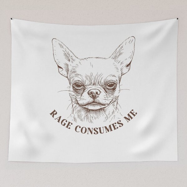 Item preview, Kopie von Angry Chihuahua - 'Big Bone to Pick' Funny Dog Shirt gift for Chihuahua lover designed and sold by SpecialtiesShop.