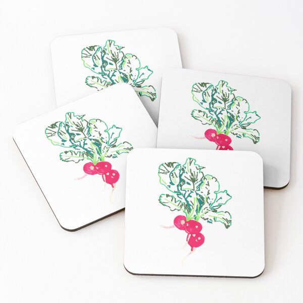 Item preview, three radishes (in color) designed and sold by katherine montalto.
