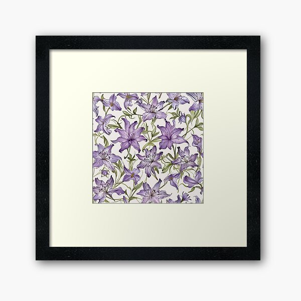 Item preview, Violet Lilies designed and sold by CoolPixels.