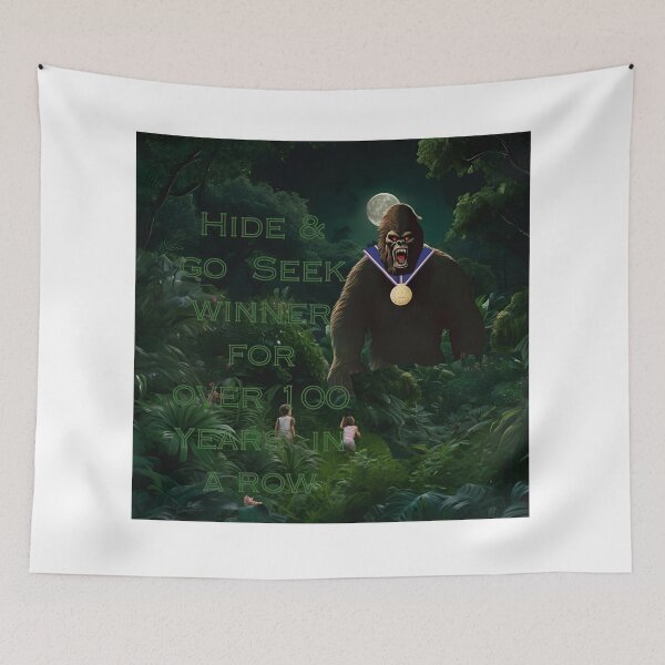 Item preview, bigfoot is hide and go seek winner for over 100 years in a row designed and sold by The Far Far North.