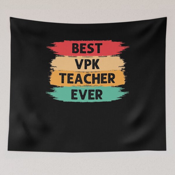 Item preview, Best VPK teacher ever retro cute appreciation designed and sold by snowry.