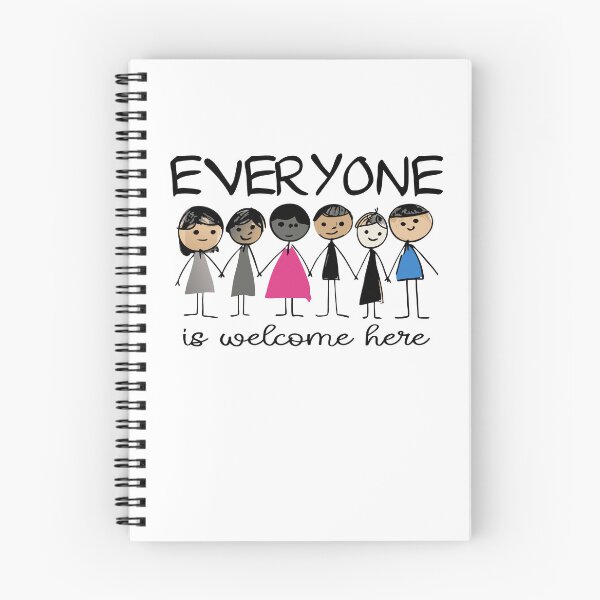 Item preview, Everyone Is Welcome Here Diversity Inclusion Equality designed and sold by Colorfulman.