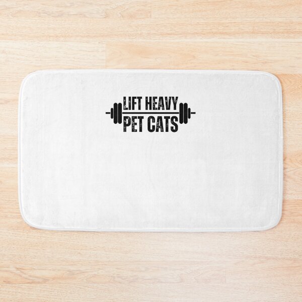 Item preview, Lift heavy Pet Cats Weightlifter gym barbell cat owner joke designed and sold by snowry.