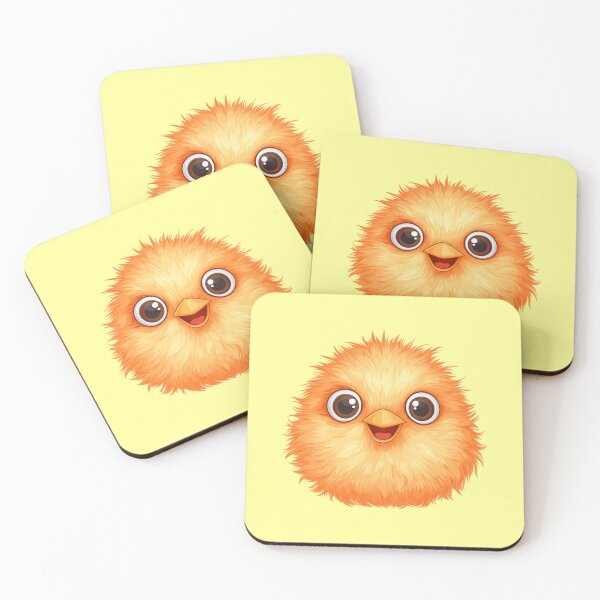 Item preview, Kawaii Fluffy Chick - Adorable Cartoon Baby Bird Illustration designed and sold by Tarn.