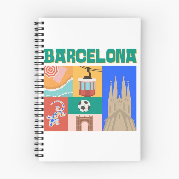 Aperçu de l'œuvre Barcelone créée et vendue par FirstTimeTees.