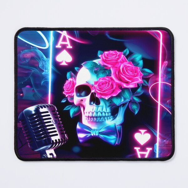 Item preview, Neon Skull Ace of Spades designed and sold by Exodoi.