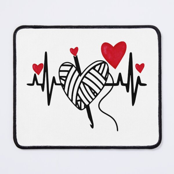 Item preview, Yarn Heart Beat designed and sold by AMDesignsNYC.