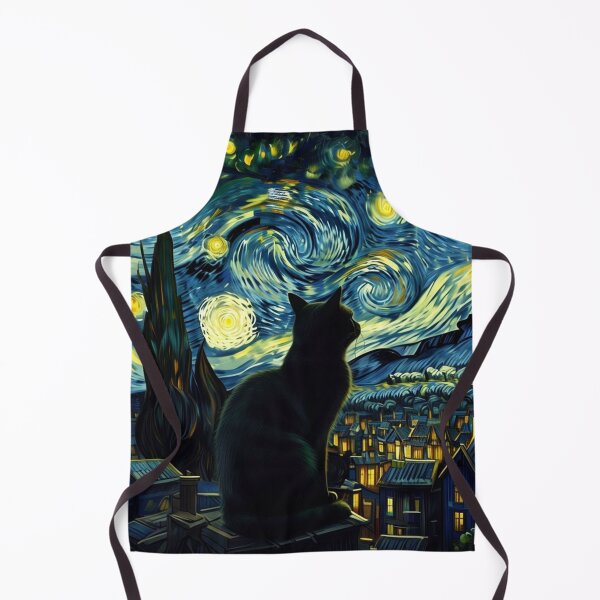 Item preview, Tuxedo Cat Starry Night Tuxedo Cat Owner designed and sold by Blok45.