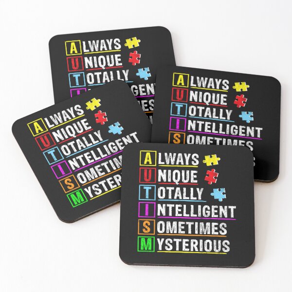 Item preview, Autism Acronym: Positive Attributes Tee designed and sold by DarylWelsh2024.