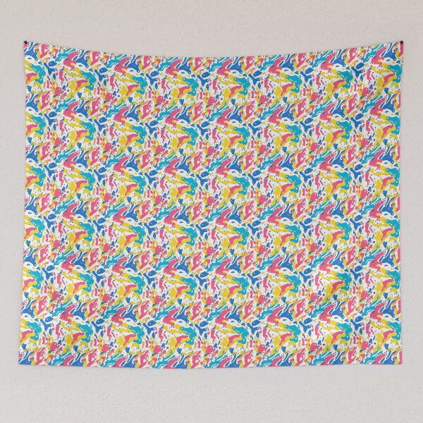 Item preview, Vibrant Dance of Colored Water designed and sold by MidArtForge.