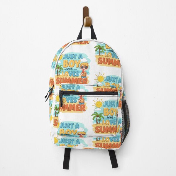 Item preview, Just a Boy Who Loves Summer | Fun and Sun-Soaked Graphic designed and sold by Tw1nsAIArt.