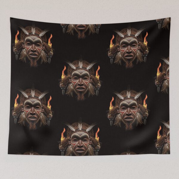 Item preview, Culture Voodoo - New Guinea Face Mask designed and sold by MasonsTshirts.