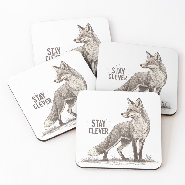 Item preview, STAY CLEVER  designed and sold by WILDWEAR COLLECTION.