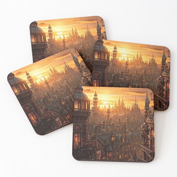 Item preview, Steampunk city skyline designed and sold by Nicoladenisa71.