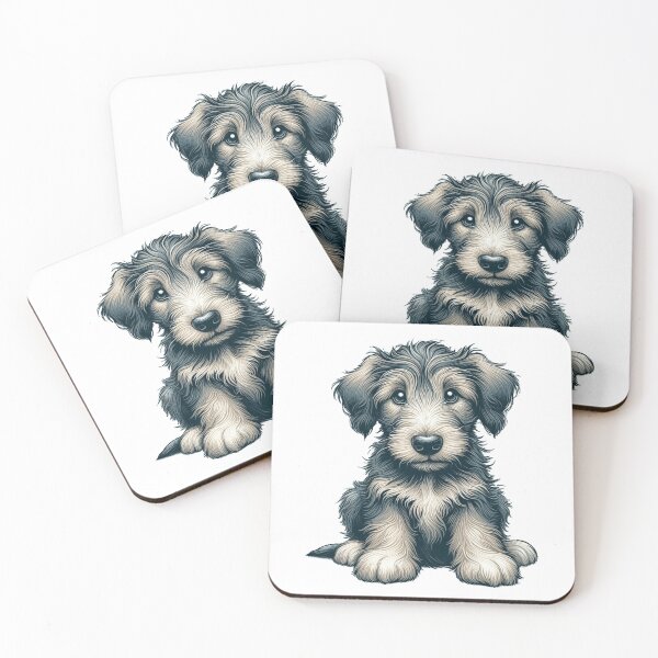 Item preview, Adorable and sweet Irish Wolfhound puppy designed and sold by nicnacc.