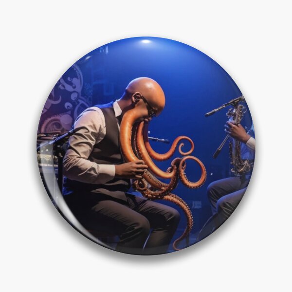 Item preview, Jazz-playing Octopus designed and sold by Nicoladenisa71.