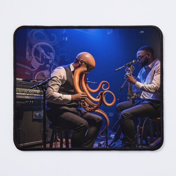 Item preview, Jazz-playing Octopus designed and sold by Nicoladenisa71.