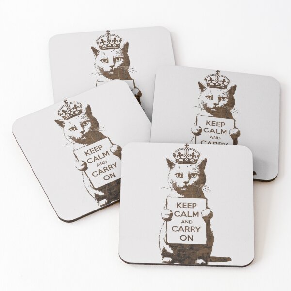 Item preview, Cat - Keep Calm and carry on designed and sold by 123ks.