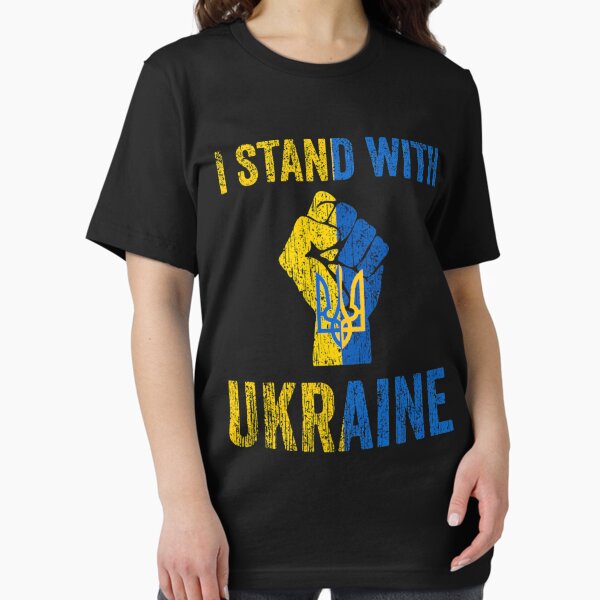 Item preview, I Stand With Ukraine Ukrainian Flag 90s designed and sold by Dreamy-Scenes.
