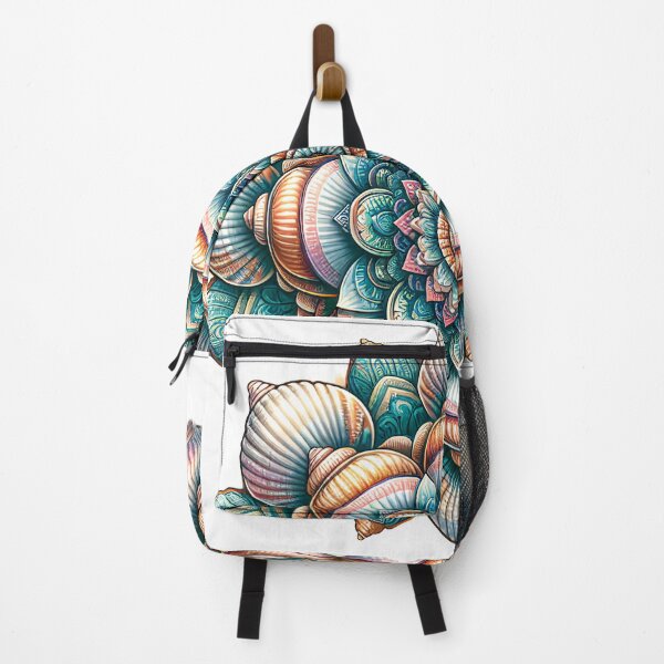 Item preview, Seashell Pillow Cover Zen Mandala designed and sold by Alchemy8House.