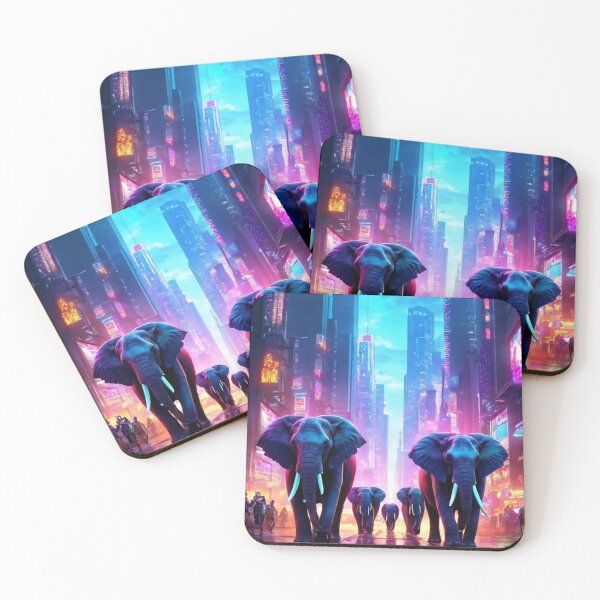 Item preview, Cyberpunk Elephant Parade designed and sold by Nicoladenisa71.