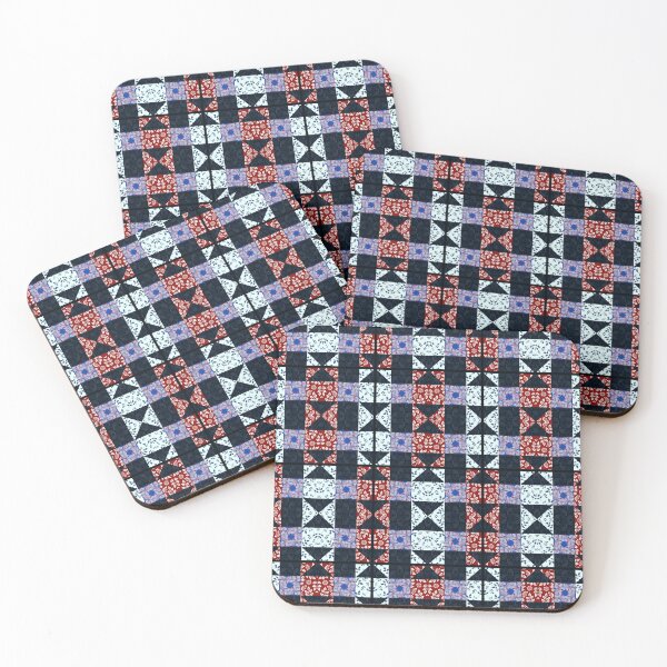 Item preview, Colorful botanical floral patchwork design designed and sold by Prem-Adri.