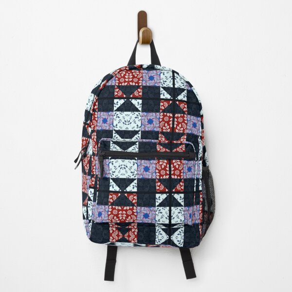 Item preview, Colorful botanical floral patchwork design designed and sold by Prem-Adri.