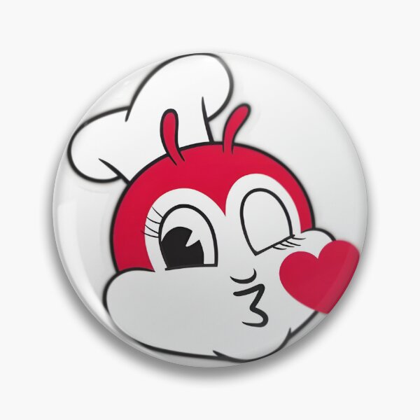 Item preview, Jollibee Peeking with Heart from Mouth – Filipino Sticker designed and sold by TrendingVibes1.