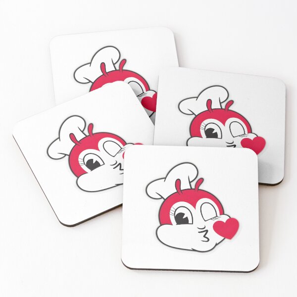 Item preview, Jollibee Peeking with Heart from Mouth – Filipino Sticker designed and sold by TrendingVibes1.