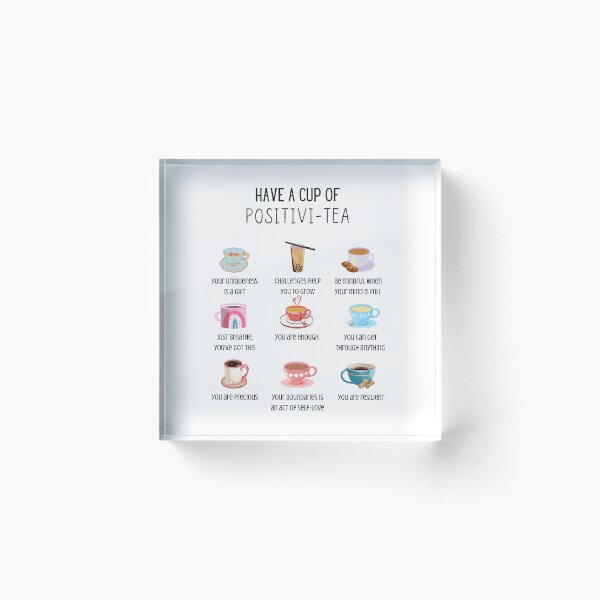 Item preview, Have A Cup of Positivi-Tea designed and sold by Zenys Inspirations.