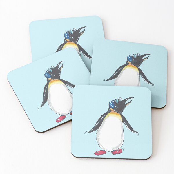 Item preview, penguin with ear warmers designed and sold by KathrinHG.