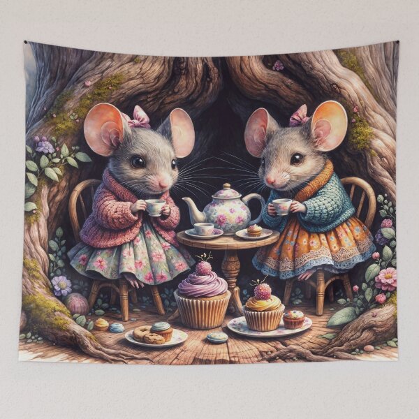 Item preview, Mouse Party in the Forest designed and sold by M-Y-A-R-T-.