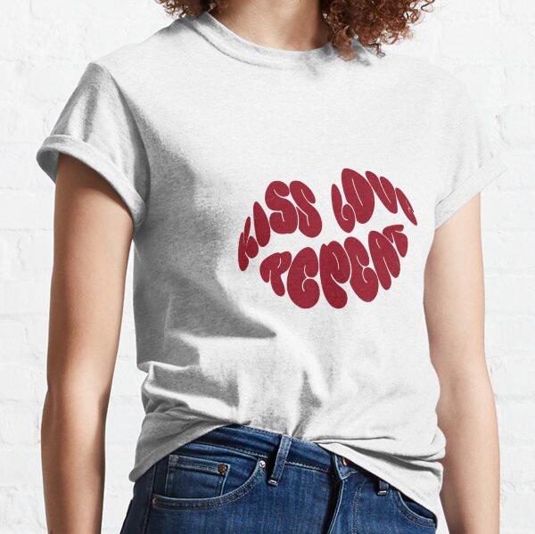 Item preview, Lettering for print "Kiss Love Repeat" designed and sold by SarkisovaNune.