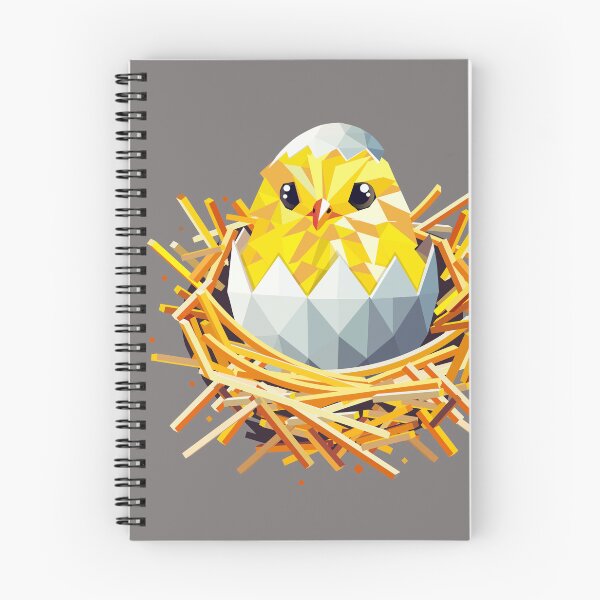 Item preview, Geometric chick in the nest – Easter joy & the beginning of spring designed and sold by Kisho.